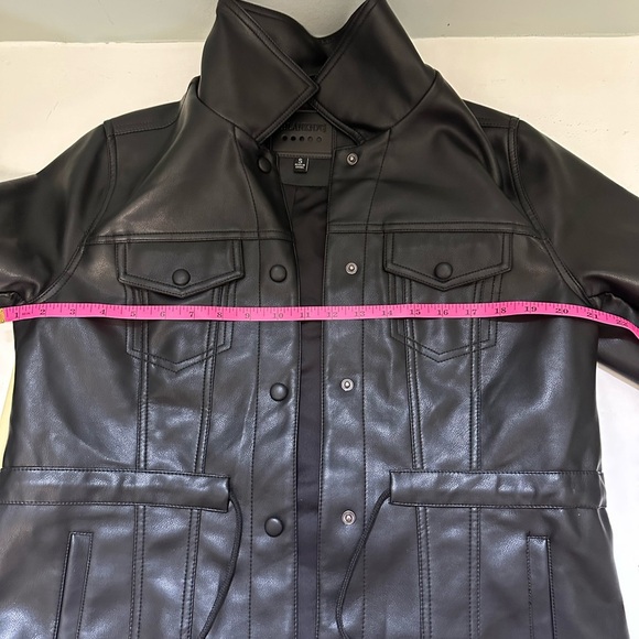 Blank NYC Black Leather Jacket Size Small - Picture 9 of 11